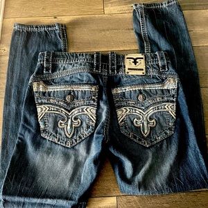 Mens Rock Revival jeans